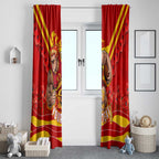 Personalised Gold Coast Suns ANZAC Window Curtain Military Remembrance Australian Football Mascot Camouflage
