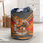 Personalised Greater Western Sydney Giants ANZAC Laundry Basket Military Remembrance Australian Football Mascot Camouflage
