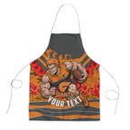 Personalised Greater Western Sydney Giants ANZAC Apron Military Remembrance Australian Football Mascot Camouflage