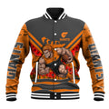 Personalised Greater Western Sydney Giants ANZAC Baseball Jacket Military Remembrance Australian Football Mascot Camouflage