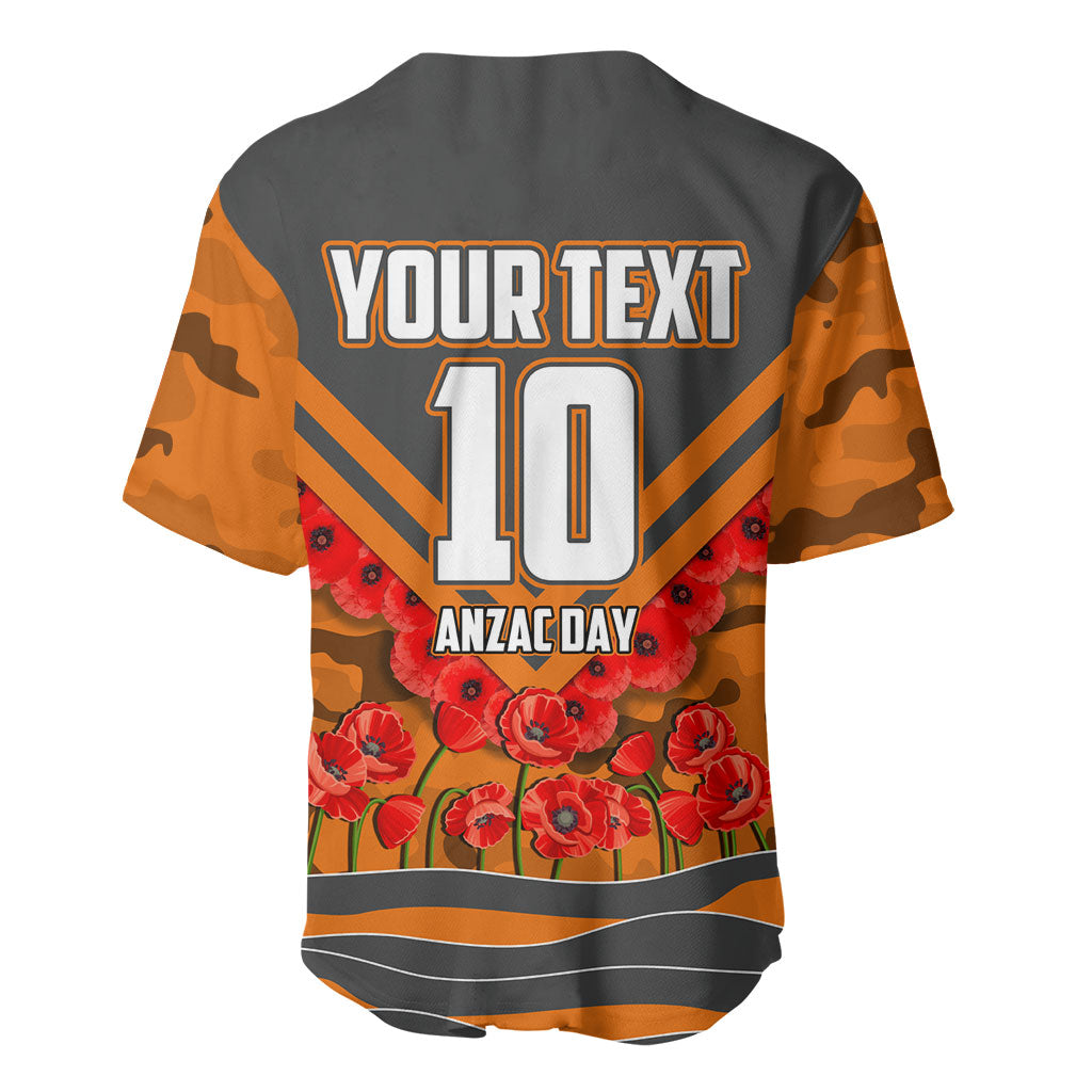 Personalised Greater Western Sydney Giants ANZAC Baseball Jersey Military Remembrance Australian Football Mascot Camouflage