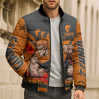 Personalised Greater Western Sydney Giants ANZAC Bomber Puffer Jacket Military Remembrance Australian Football Mascot Camouflage