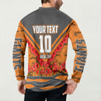 Personalised Greater Western Sydney Giants ANZAC Button Sweatshirt Military Remembrance Australian Football Mascot Camouflage