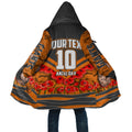 Personalised Greater Western Sydney Giants ANZAC Cloak Military Remembrance Australian Football Mascot Camouflage