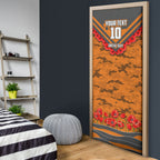 Personalised Greater Western Sydney Giants ANZAC Door Cover Military Remembrance Australian Football Mascot Camouflage