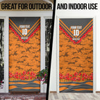 Personalised Greater Western Sydney Giants ANZAC Door Cover Military Remembrance Australian Football Mascot Camouflage