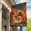 Personalised Greater Western Sydney Giants ANZAC Garden Flag Military Remembrance Australian Football Mascot Camouflage