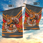 Personalised Greater Western Sydney Giants ANZAC Garden Flag Military Remembrance Australian Football Mascot Camouflage
