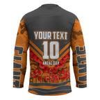 Personalised Greater Western Sydney Giants ANZAC Hockey Jersey Military Remembrance Australian Football Mascot Camouflage
