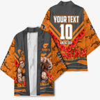 Personalised Greater Western Sydney Giants ANZAC Kimono Military Remembrance Australian Football Mascot Camouflage