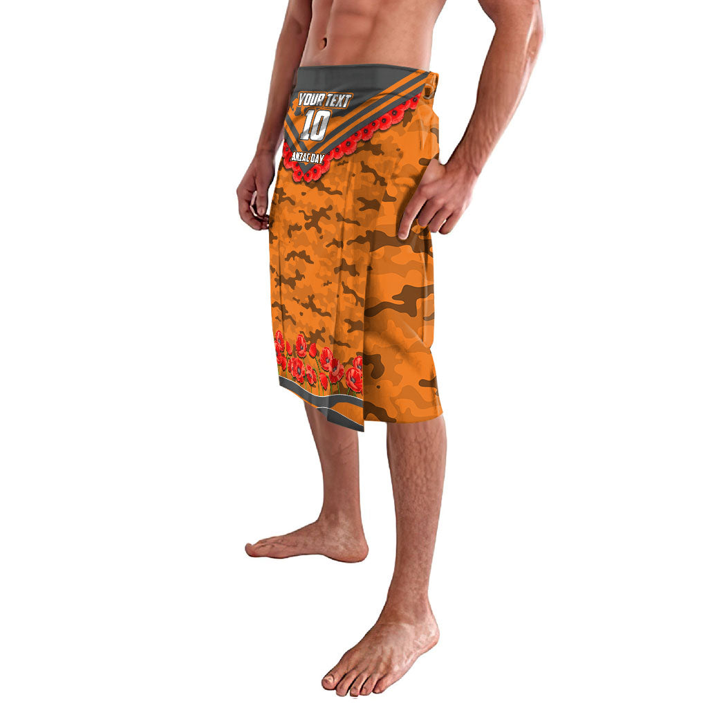 Personalised Greater Western Sydney Giants ANZAC Lavalava Military Remembrance Australian Football Mascot Camouflage