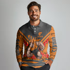 Personalised Greater Western Sydney Giants ANZAC Long Sleeve Polo Shirt Military Remembrance Australian Football Mascot Camouflage