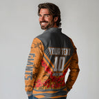 Personalised Greater Western Sydney Giants ANZAC Long Sleeve Polo Shirt Military Remembrance Australian Football Mascot Camouflage