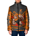 Personalised Greater Western Sydney Giants ANZAC Padded Jacket Military Remembrance Australian Football Mascot Camouflage