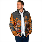 Personalised Greater Western Sydney Giants ANZAC Padded Jacket Military Remembrance Australian Football Mascot Camouflage