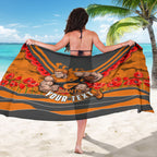 Personalised Greater Western Sydney Giants ANZAC Sarong Military Remembrance Australian Football Mascot Camouflage