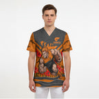 Personalised Greater Western Sydney Giants ANZAC Scrub Top Military Remembrance Australian Football Mascot Camouflage