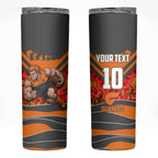Personalised Greater Western Sydney Giants ANZAC Skinny Tumbler Military Remembrance Australian Football Mascot Camouflage
