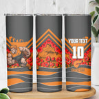 Personalised Greater Western Sydney Giants ANZAC Skinny Tumbler Military Remembrance Australian Football Mascot Camouflage