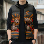 Personalised Greater Western Sydney Giants ANZAC Sleeveless Puffer Jacket Military Remembrance Australian Football Mascot Camouflage