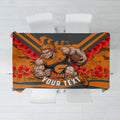Personalised Greater Western Sydney Giants ANZAC Tablecloth Military Remembrance Australian Football Mascot Camouflage