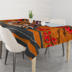 Personalised Greater Western Sydney Giants ANZAC Tablecloth Military Remembrance Australian Football Mascot Camouflage