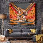 Personalised Greater Western Sydney Giants ANZAC Tapestry Military Remembrance Australian Football Mascot Camouflage