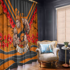 Personalised Greater Western Sydney Giants ANZAC Window Curtain Military Remembrance Australian Football Mascot Camouflage
