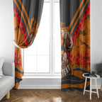 Personalised Greater Western Sydney Giants ANZAC Window Curtain Military Remembrance Australian Football Mascot Camouflage