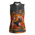 Personalised Greater Western Sydney Giants ANZAC Women Sleeveless Polo Shirt Military Remembrance Australian Football Mascot Camouflage