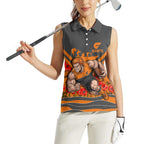 Personalised Greater Western Sydney Giants ANZAC Women Sleeveless Polo Shirt Military Remembrance Australian Football Mascot Camouflage