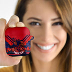 Personalised Melbourne Demons ANZAC AirPods Case Military Remembrance Australian Football Mascot Camouflage