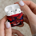 Personalised Melbourne Demons ANZAC AirPods Case Military Remembrance Australian Football Mascot Camouflage