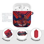 Personalised Melbourne Demons ANZAC AirPods Case Military Remembrance Australian Football Mascot Camouflage