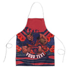 Personalised Melbourne Demons ANZAC Apron Military Remembrance Australian Football Mascot Camouflage