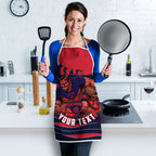 Personalised Melbourne Demons ANZAC Apron Military Remembrance Australian Football Mascot Camouflage