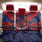 Personalised Melbourne Demons ANZAC Back Car Seat Cover Military Remembrance Australian Football Mascot Camouflage