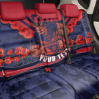 Personalised Melbourne Demons ANZAC Back Car Seat Cover Military Remembrance Australian Football Mascot Camouflage