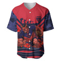 Personalised Melbourne Demons ANZAC Baseball Jersey Military Remembrance Australian Football Mascot Camouflage