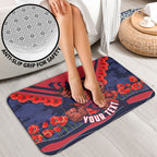 Personalised Melbourne Demons ANZAC Bathroom Set Military Remembrance Australian Football Mascot Camouflage