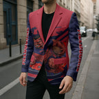 Personalised Melbourne Demons ANZAC Blazer Military Remembrance Australian Football Mascot Camouflage
