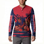 Personalised Melbourne Demons ANZAC Button Sweatshirt Military Remembrance Australian Football Mascot Camouflage