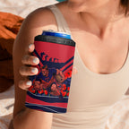 Personalised Melbourne Demons ANZAC 4 in 1 Can Cooler Tumbler Military Remembrance Australian Football Mascot Camouflage