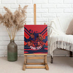 Personalised Melbourne Demons ANZAC Canvas Wall Art Military Remembrance Australian Football Mascot Camouflage