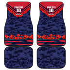 Personalised Melbourne Demons ANZAC Car Mats Military Remembrance Australian Football Mascot Camouflage