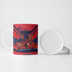 Personalised Melbourne Demons ANZAC Ceramic Mug Military Remembrance Australian Football Mascot Camouflage