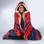 Personalised Melbourne Demons ANZAC Hooded Blanket Military Remembrance Australian Football Mascot Camouflage