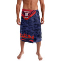 Personalised Melbourne Demons ANZAC Lavalava Military Remembrance Australian Football Mascot Camouflage