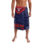 Personalised Melbourne Demons ANZAC Lavalava Military Remembrance Australian Football Mascot Camouflage