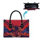 Personalised Melbourne Demons ANZAC Leather Bag Military Remembrance Australian Football Mascot Camouflage